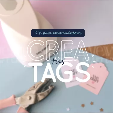 Combo Tags: Perforadora 3" + Pinza Circulo 3 mm