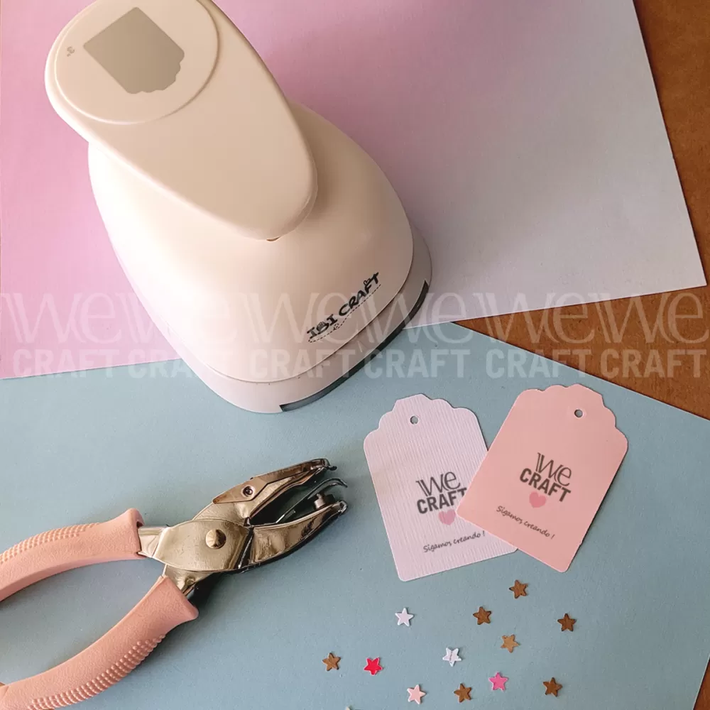 Combo Tags: Perforadora 3" + Pinza Circulo 3 mm