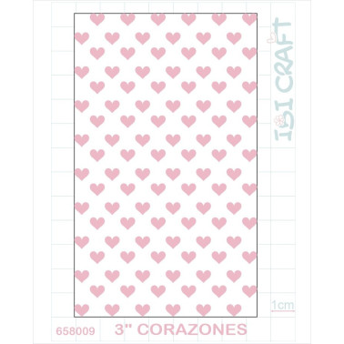 Carpeta de Texturado 2D Corazones 3"