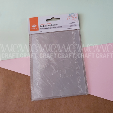 Carpeta de Texturado 2D Ciervos 4,25"