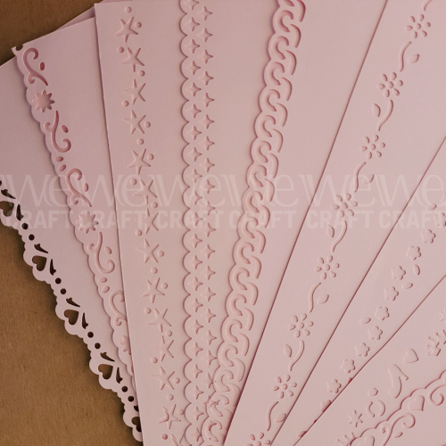 Perforadora Guardas Continuas 1 3/8" 40 mm Forma Corazones 2