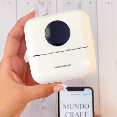 Mini Impresora Térmica Portátil Monocromática Ibi Craft - Incluye 1 rollo